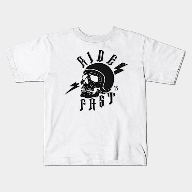 Ride Fast Kids T-Shirt by Skush™